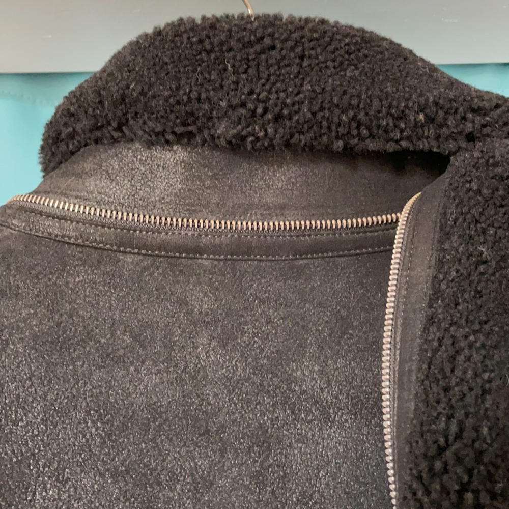 Allsaints Howell Shearling Jacket - Picture 9 of 16